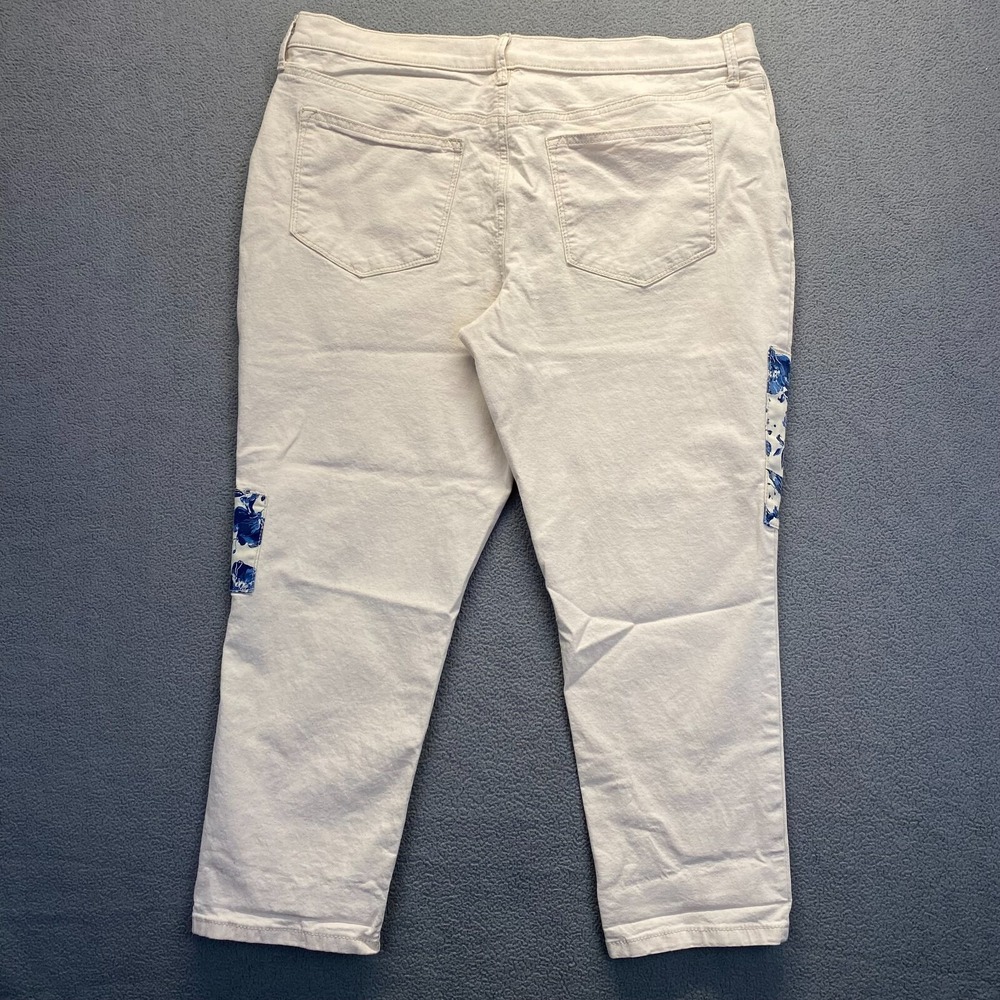 Sonoma Goods For Life Pants‎  Woman 16 Petite Ivory Classic Misses Girlfriend - Picture 3 of 12